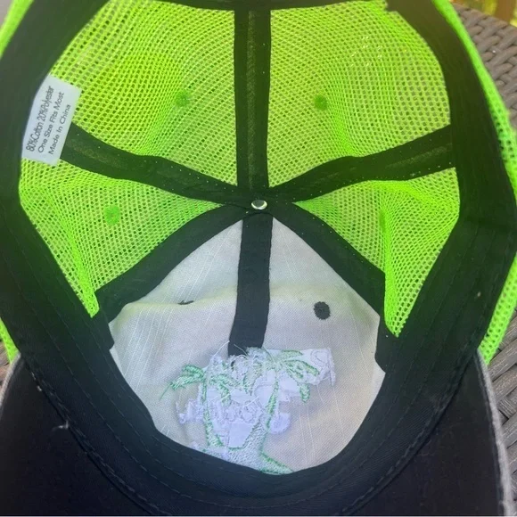 Resting Beach Face Women’s Distressed Embroidered Adjustable Baseball Cap OS - Picture 9 of 12